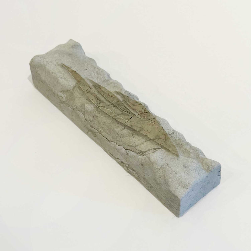 Grey Jerusalem Stone Mezuzah - Petroff Gallery - Judaica