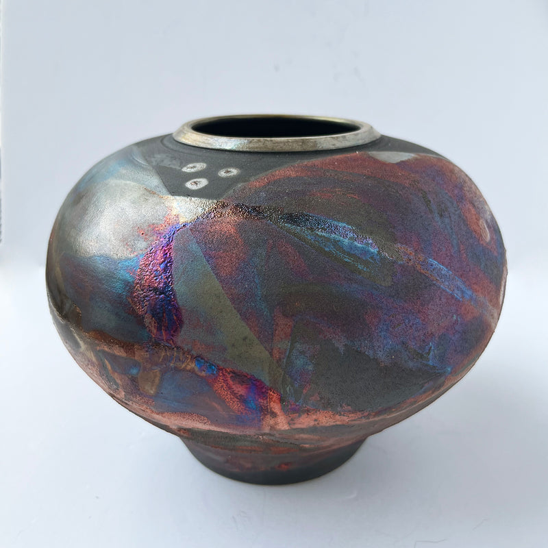 Raku Vase - Petroff Gallery - Ceramics