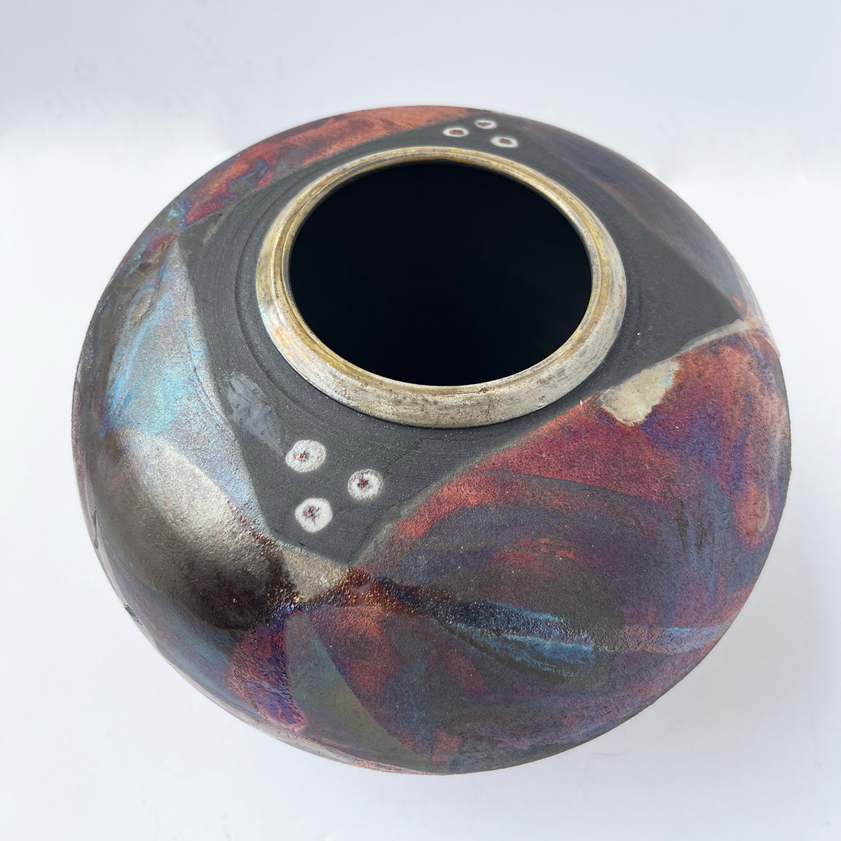 Raku Vase - Petroff Gallery - Ceramics