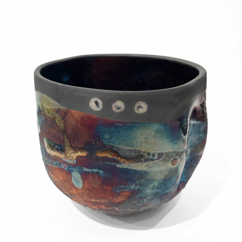 Small Raku Luster Vessel 1 - Petroff Gallery - Ceramics 