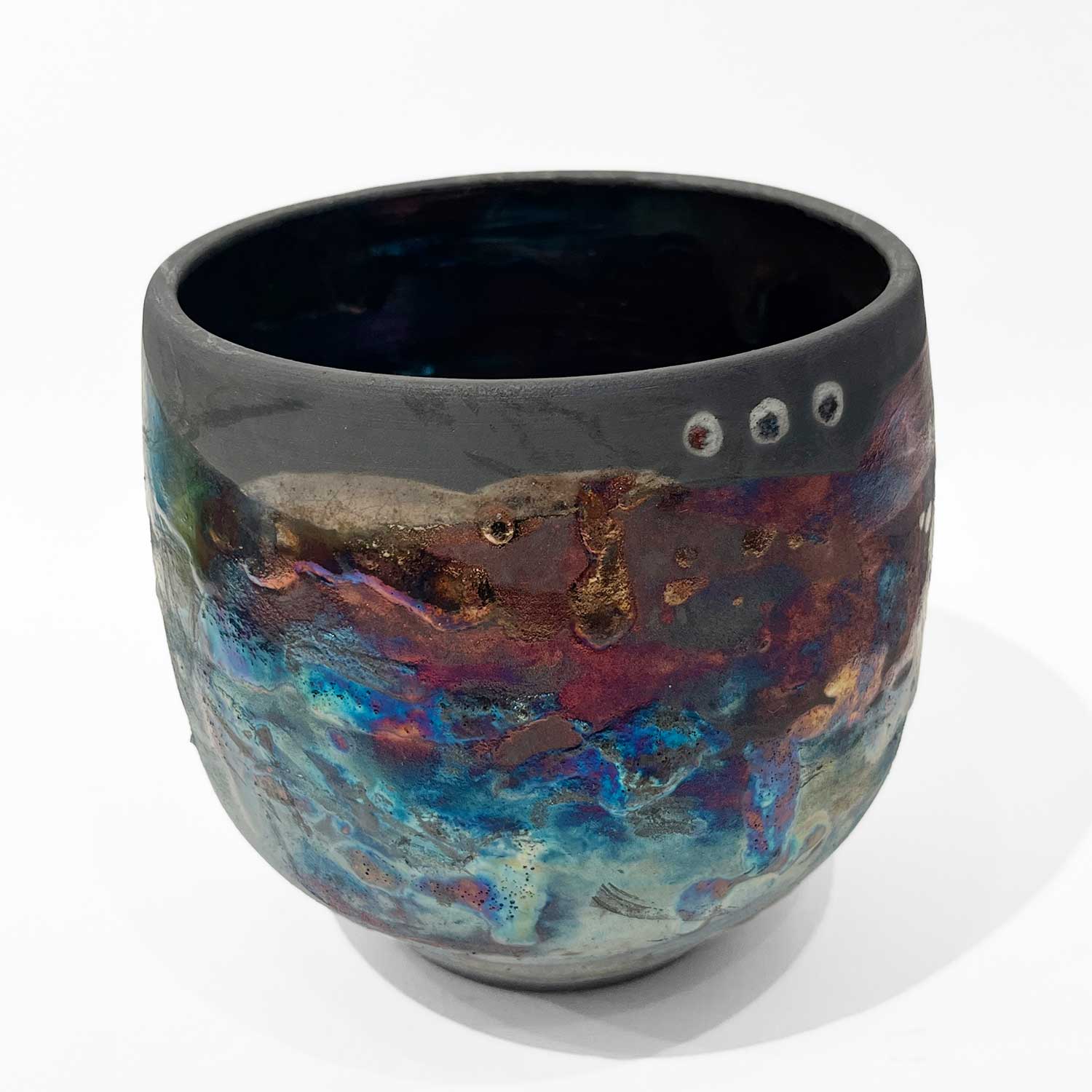 Small Raku Luster Vessel 2 - Petroff Gallery - Ceramics