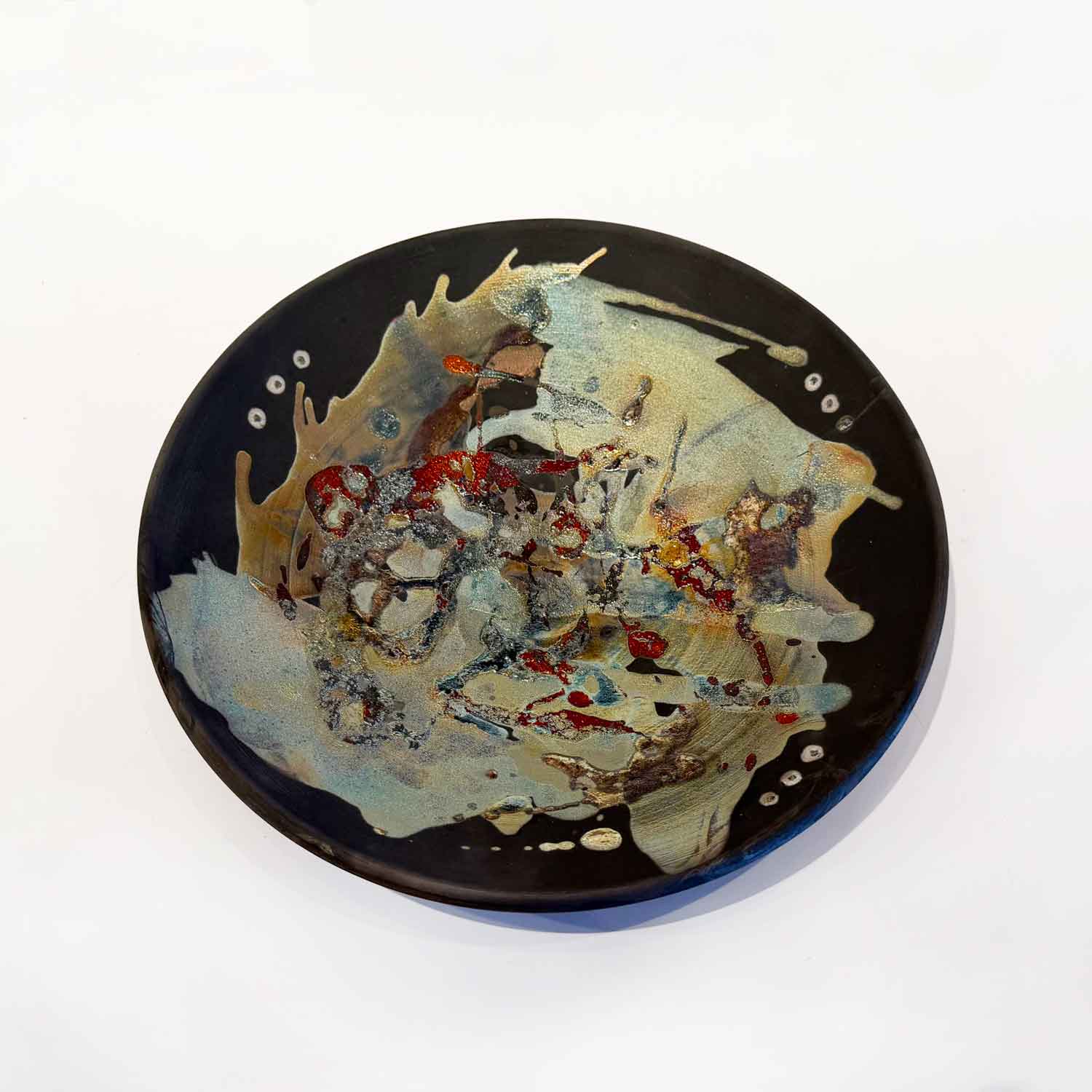 Luster Plate Medium - Petroff Gallery - Ceramic Art
