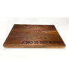 Walnut Board with Hamotzi Petroff Gallery Judaica
