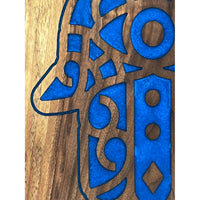 Wall Chamsa Blue - Petroff Gallery - Judaica