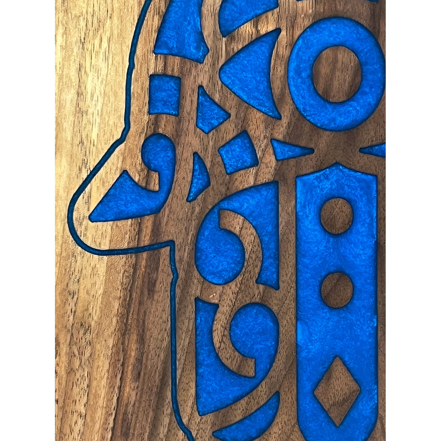 Wall Chamsa Blue - Petroff Gallery - Judaica