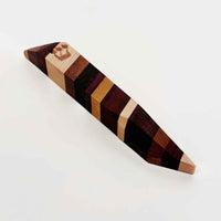 Mixed Woods Mezuzah - Petroff Gallery - Judaica