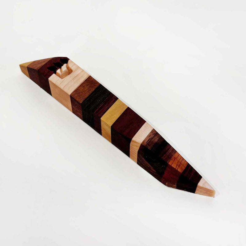 Mixed Woods Mezuzah 2 - Petroff Gallery - Judaica