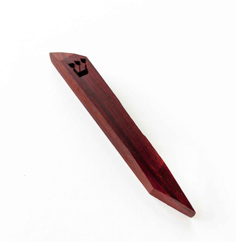 Padauk Mezuzah - Petroff Gallery - Judaica