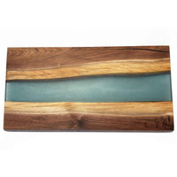 Blue River Resin Board Larger - Petroff Gallery - Judaika