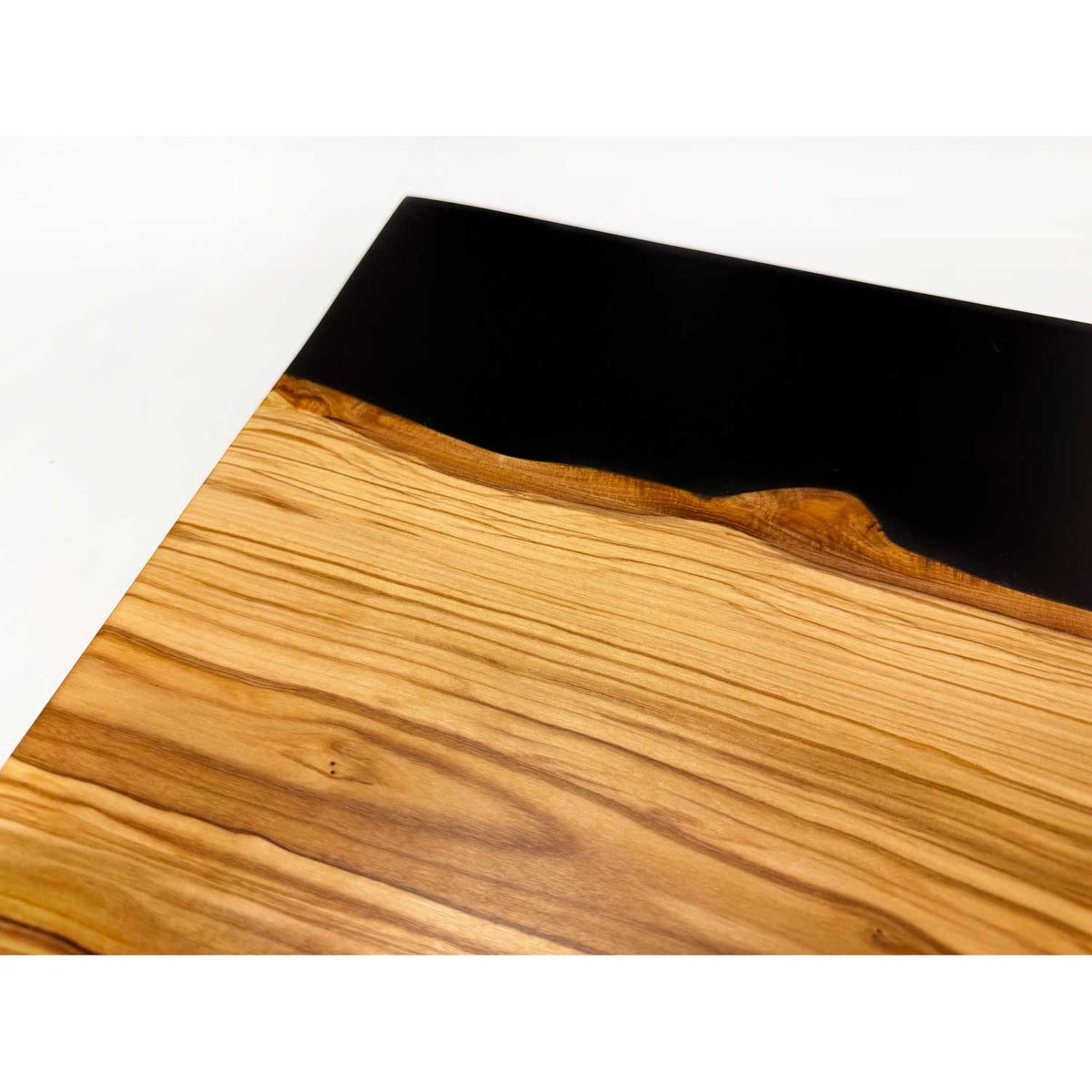 Olive & Black Resin Board Detail View - Petroff Gallery - Judaica