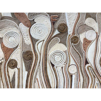 Sandstorm #2 36" x 36" - Petroff Gallery - Mixed Media Art