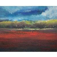 Scarlet Landscape 11" x 14" Petroff Gallery 