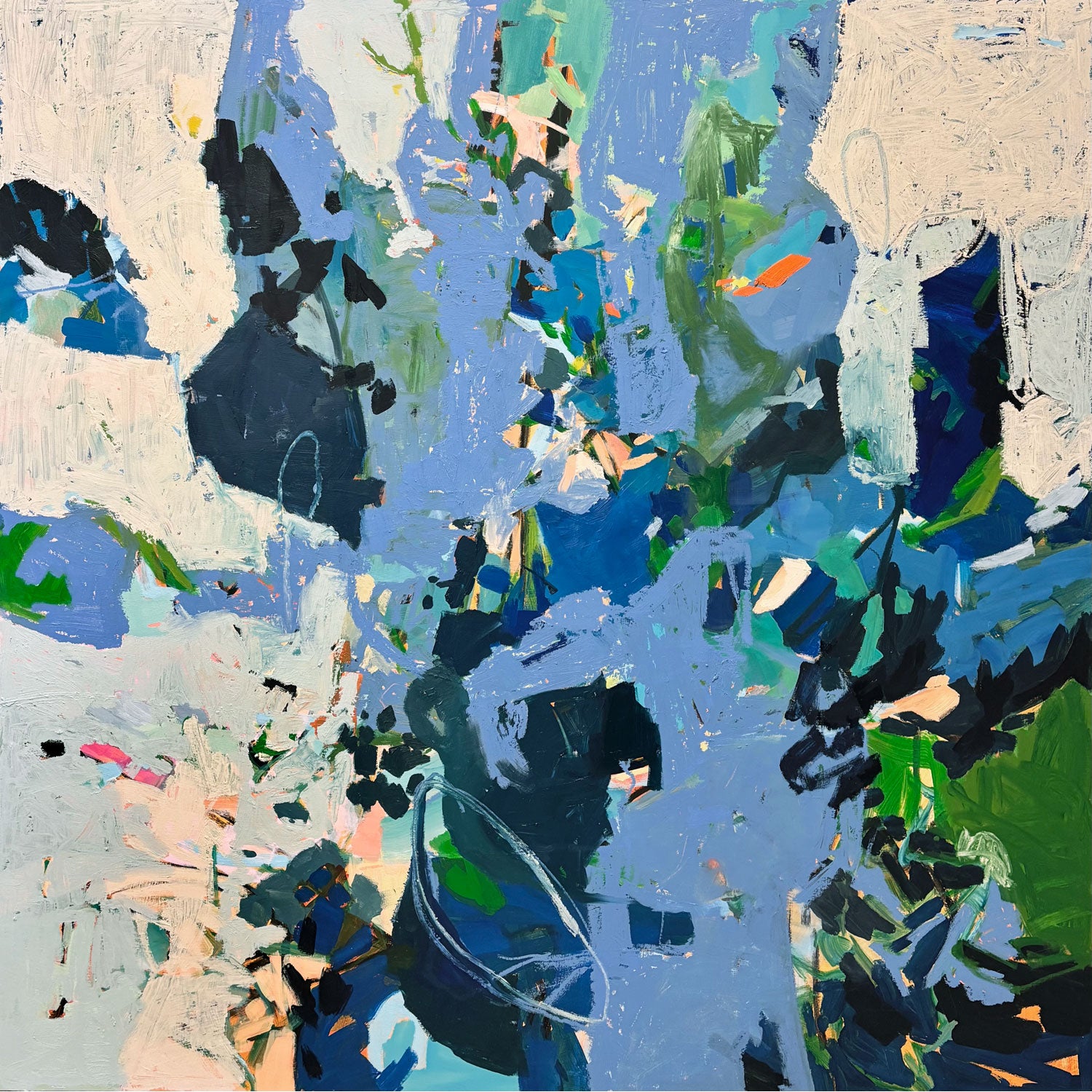 The Scent of the Trees 48" x 48" - Petroff Gallery - Painting