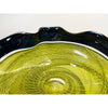 Sea Green/Olive Cane Bowl - Petroff Gallery - Glass Art