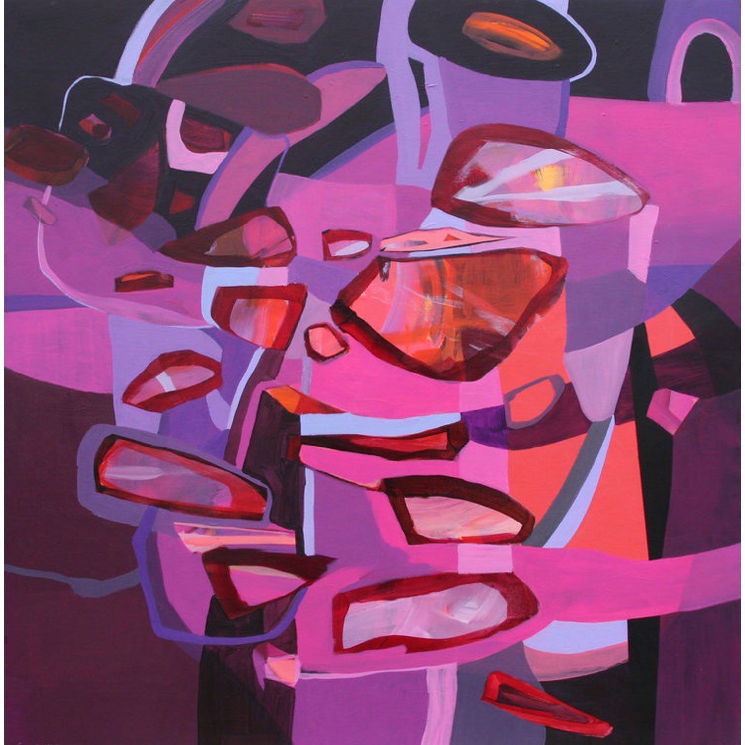 Secret River 36" x 36" - Petroff Gallery -  - Kim Rempel - Secret River, 36" x 36"