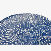 Seder Plate White on Blue - Petroff Gallery - Judaica