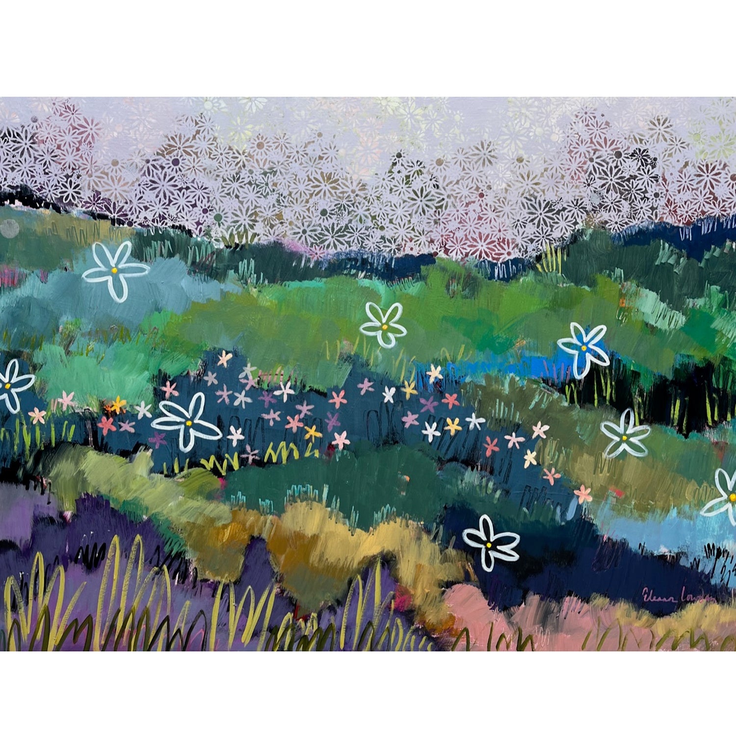 Seeds of Time 36" x 48" - Petroff Gallery -  - Eleanor Lowden - Seeds of Time 36x48