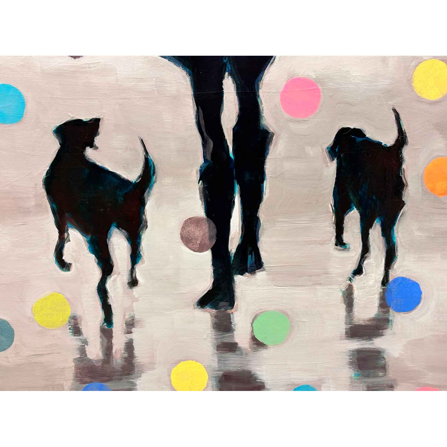 Seeing You Has Got Me Thinking 48" x 36" - Petroff Gallery - Painting