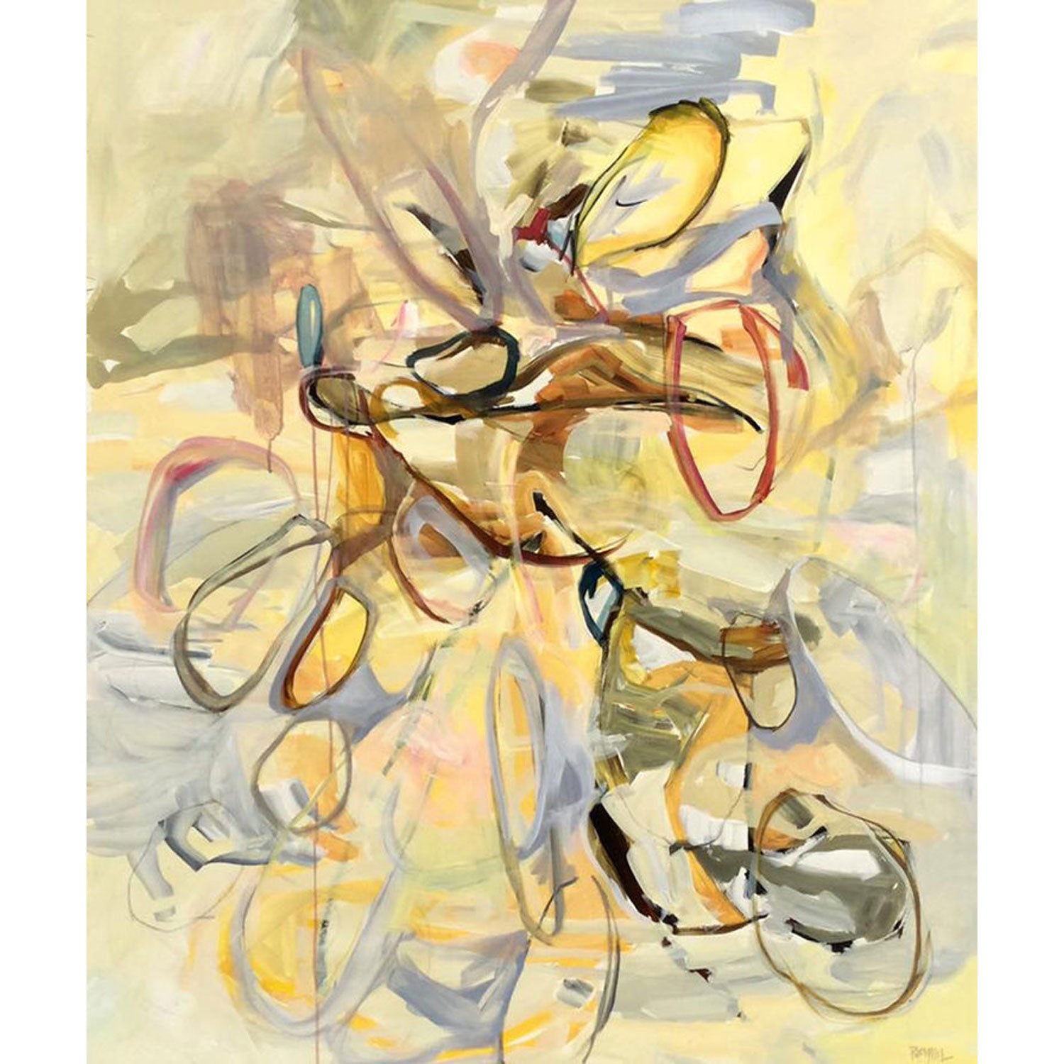 Seen Unseen 48" x 40" - Petroff Gallery -  - Kim Rempel - Seen Unseen, 48" x 40"