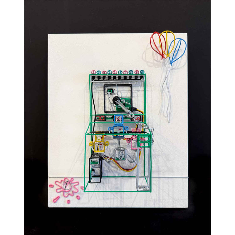 Self Sabotage 10" x 8" - Petroff Gallery - Mixed Media Art