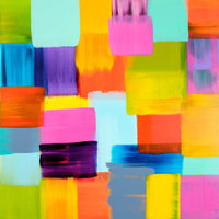 Serotonin Rush 48" x 48" - Petroff Gallery -  - Brooke Palmer - Serotonin Rush, 48" x 48"
