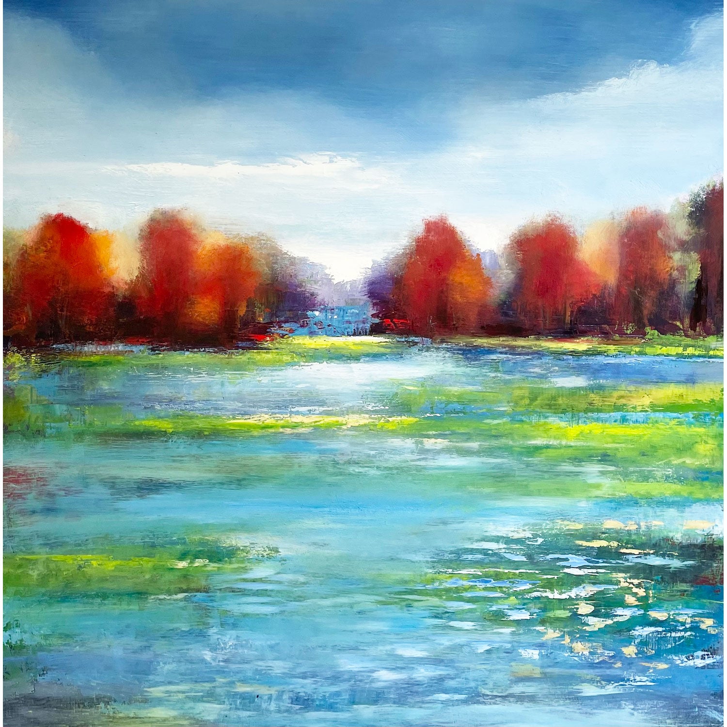 Paul Chester - Shallow Waters, 36" x 36"