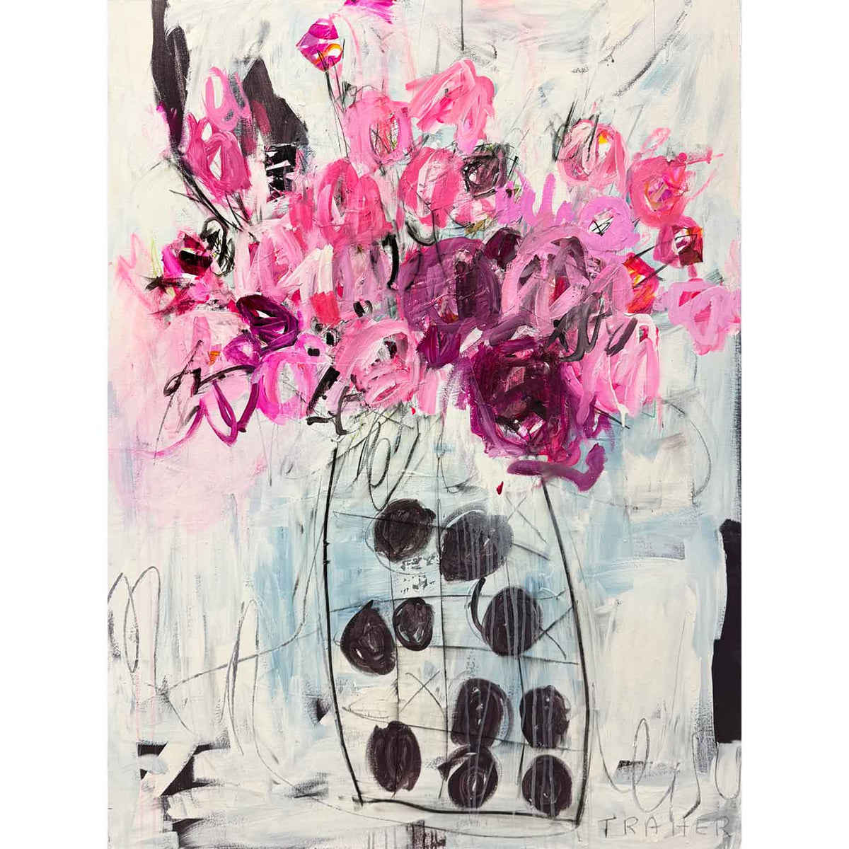 She Had Quite A Lot To Say 48" x 36" - Petroff Gallery - Painting