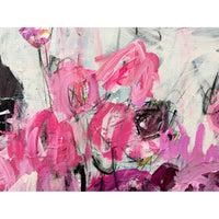She Had Quite A Lot To Say 48" x 36" Detail View - Petroff Gallery - Painting