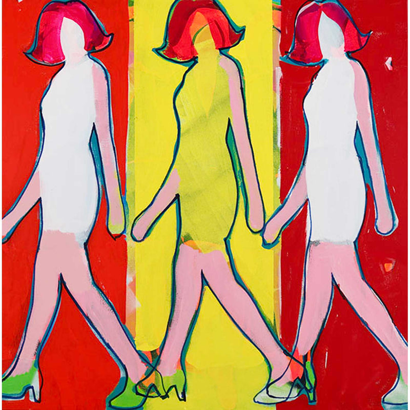 She Wears Heels 34" x 34" - Petroff Gallery -  - Alexandrya Eaton - She Wears Heels, 34" x 34"