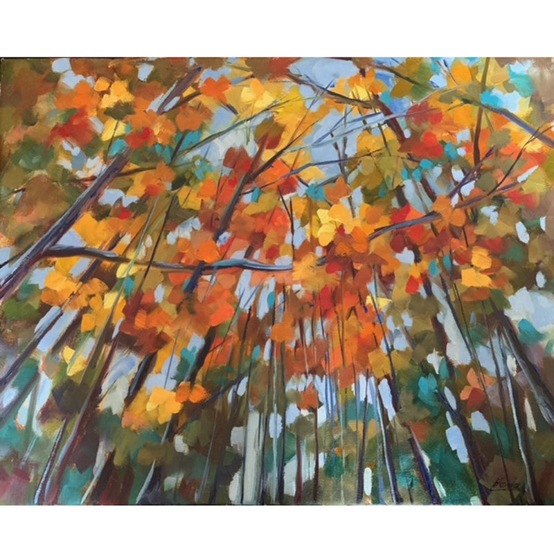 Showers of Gold 16" x 20" - Petroff Gallery -  - Hoda Nicholas - showers of gold