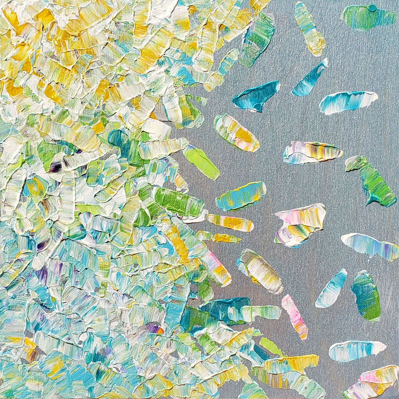 Silver Lining 6" x 6" - Petroff Gallery -  - 