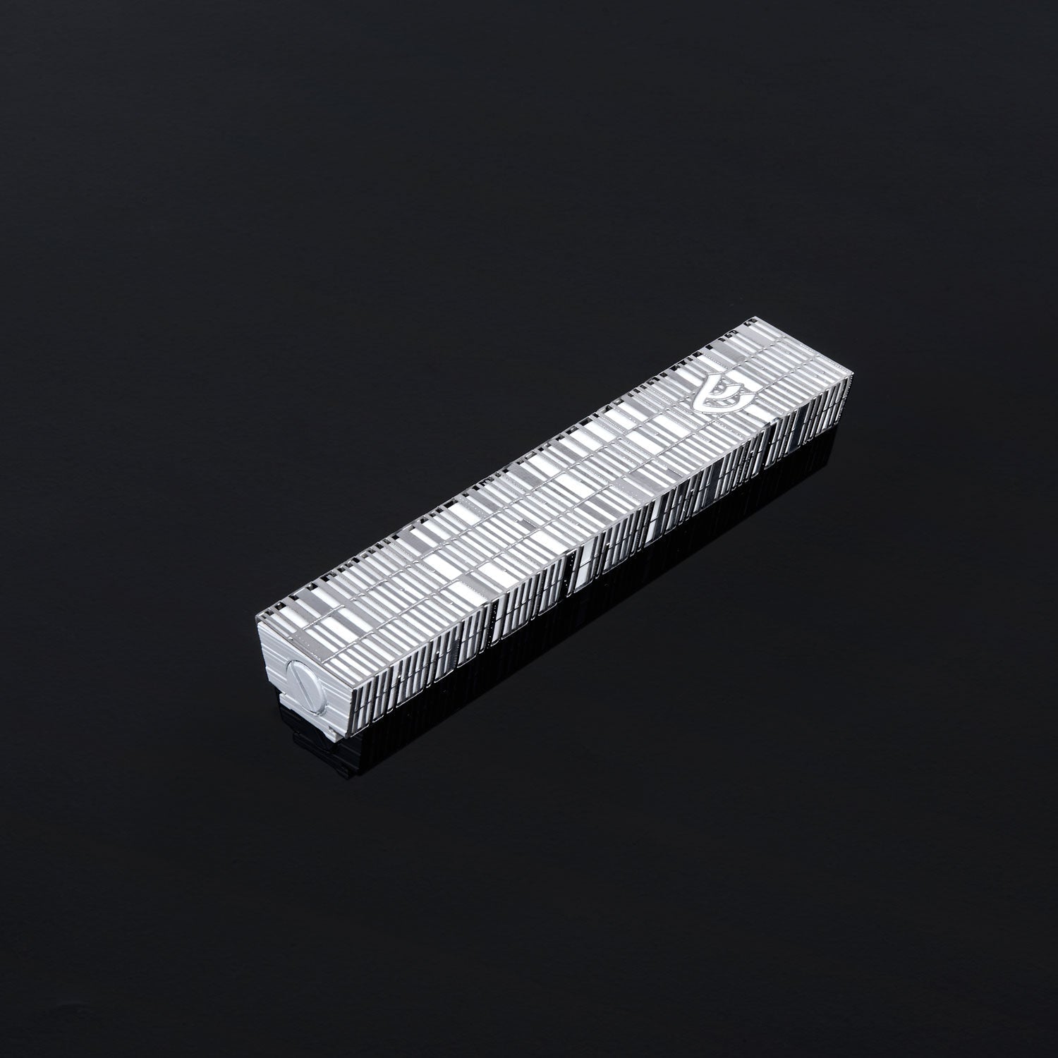 Skyscraper White Mezuzah - Petroff Gallery