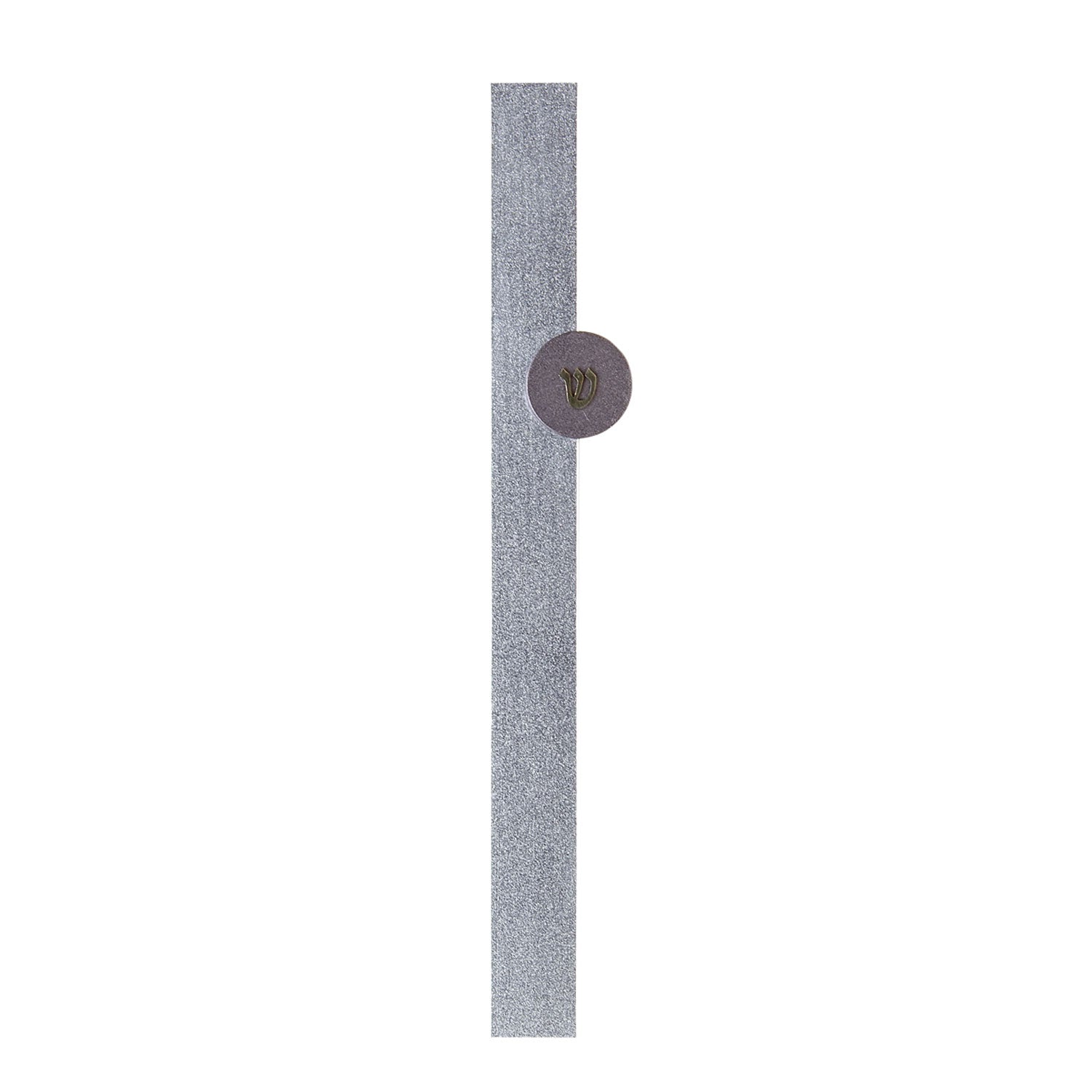 Small P Mezuzah Silver - Petroff Gallery - Judaica