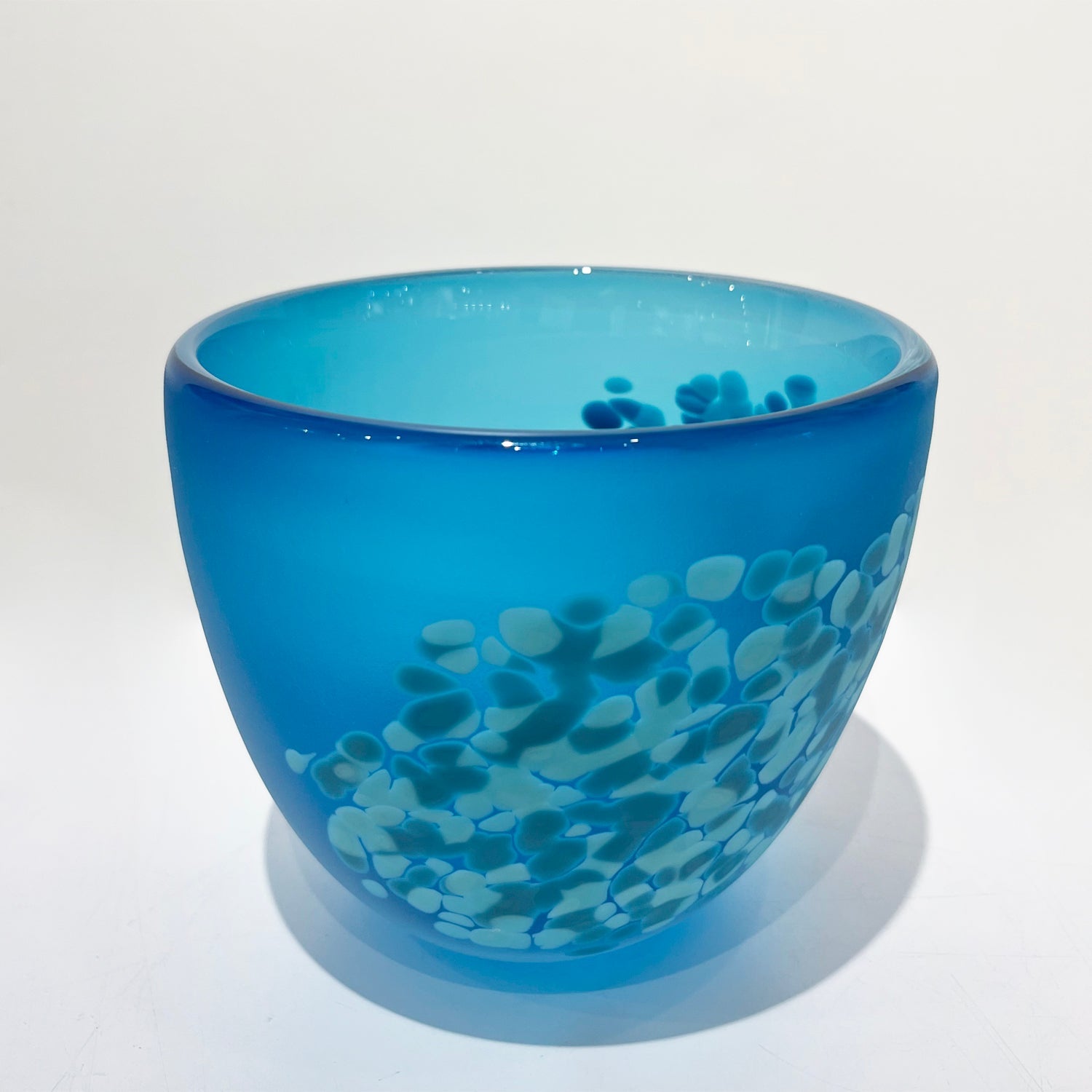 Small Blue/Aqua Flava Bowl - Petroff Gallery -  - Alexi and Mariel Hunter - Small Aqua/blue Flava Bowl