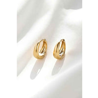 Small Costa Earrings Gold - Petroff Gallery - Jewellery
