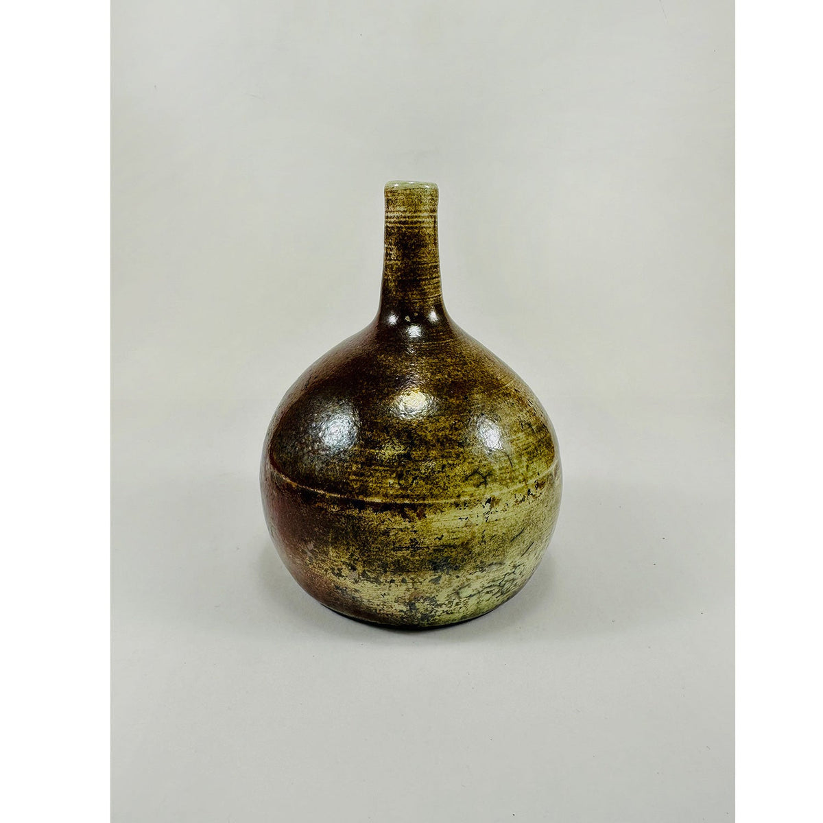 Small Spout Vase Beige - Petroff Gallery -  - Catherine Harasymiw - Small Spout Vase Beige, 5" x 4" x 4"
