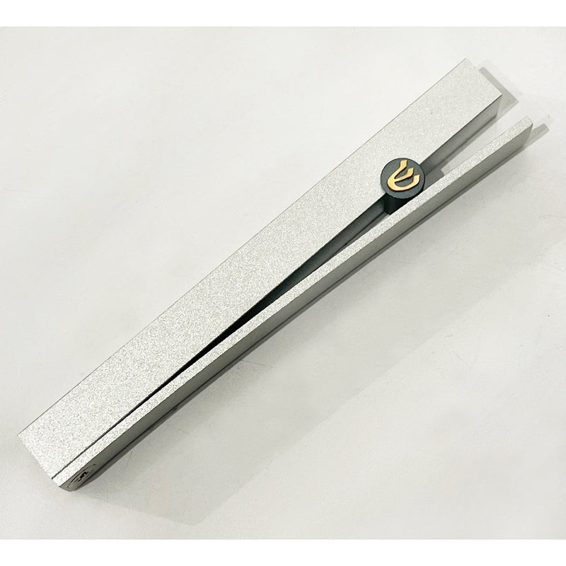 Small V Mezuzah Silver - Petroff Gallery - Judaica