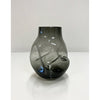 Smoke Grey Boulder Vase - Petroff Gallery - Glass Art