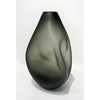 Smoke Grey Summit Vase Matte Finish - Petroff Gallery - Glass Art 