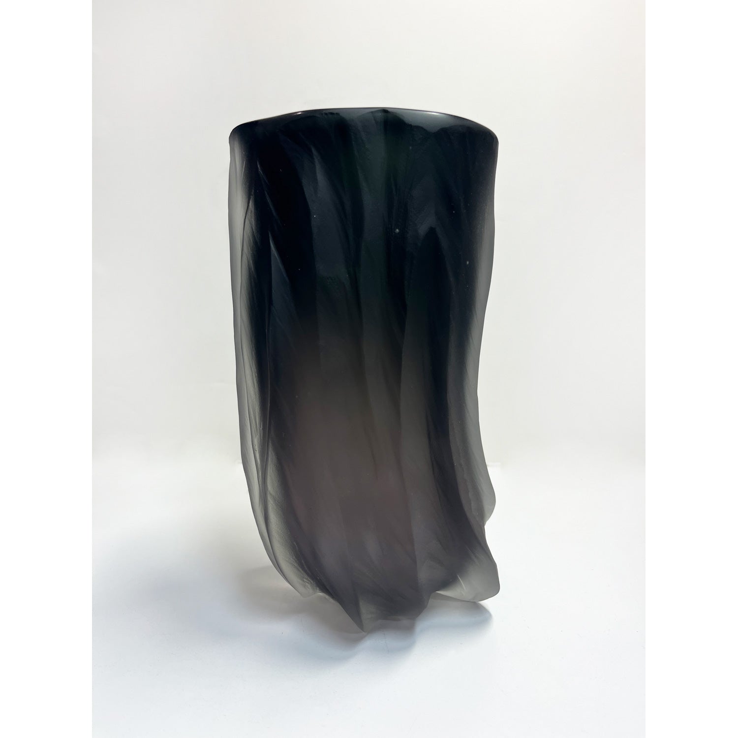 Smoky Blue Undula - Petroff Gallery -  - Brad Copping - Smoky Blue Undula, 10" x 5" x 6"