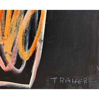 Sometimes We Just Need Quiet In A Busy World 24" x 24" detail - Petroff Gallery - Painting