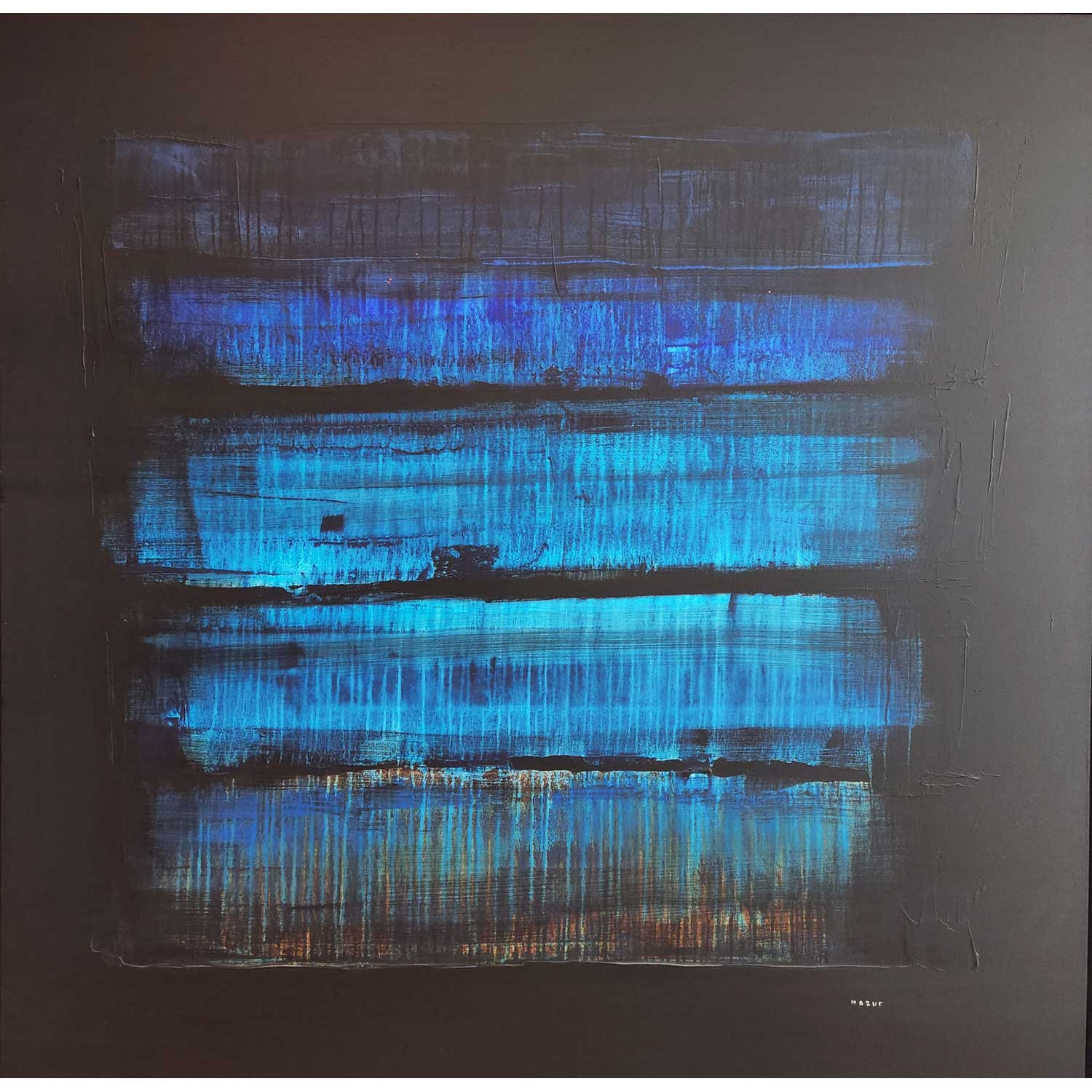 Spatiotemporal 52" x 52" - Petroff Gallery -  - Chris Masoure - Spatiotemporal, 52" x 52"