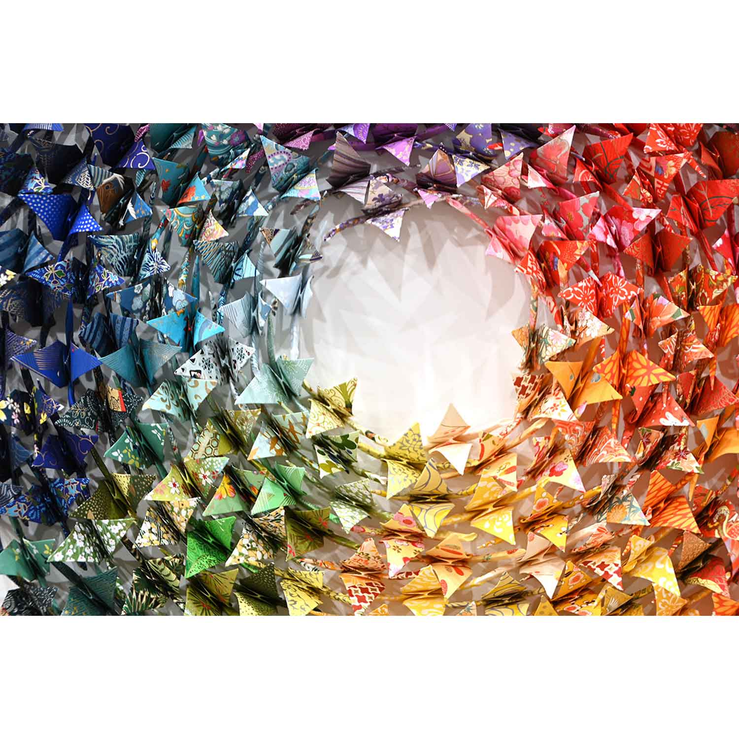 Spectral Loop II 24" x 24" - Petroff Gallery - Mixed Media Art