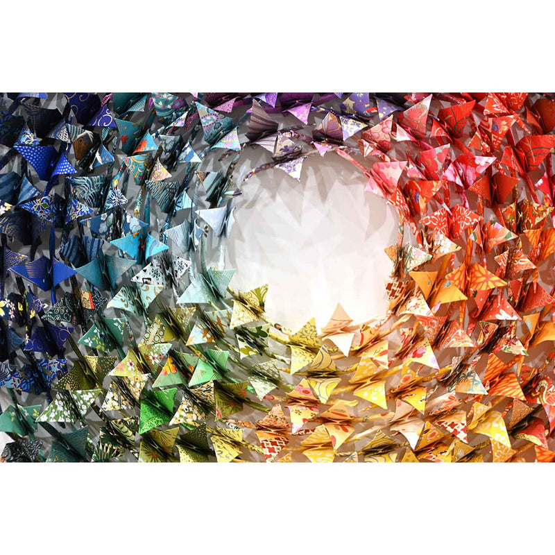 Spectral Loop II 24" x 24" - Petroff Gallery - Mixed Media Art