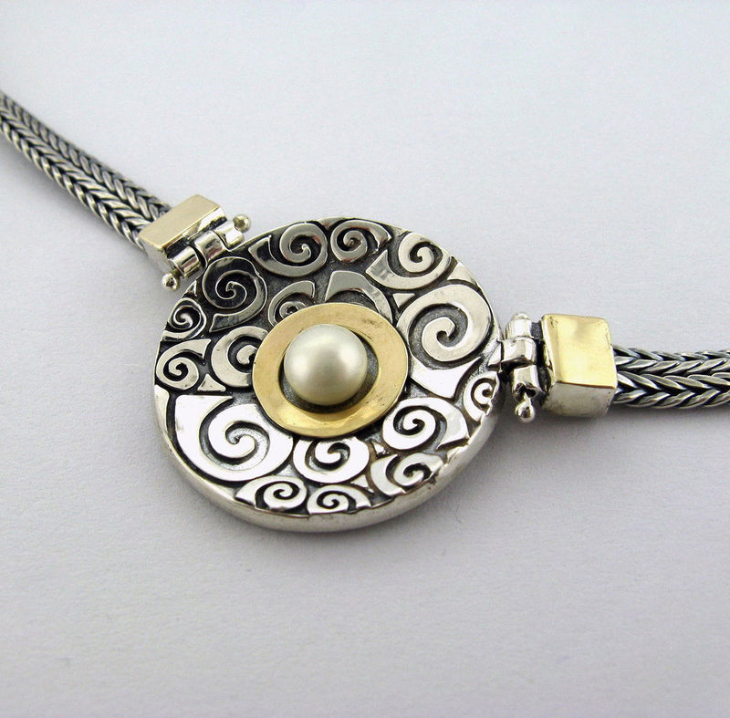 Spiral Pearl Necklace - Petroff Gallery