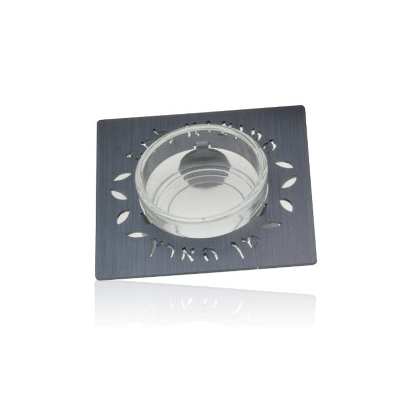 Square Salt Dish - Grey - Petroff Gallery -  - Adi Sidler - Square Salt Water Dish Grey