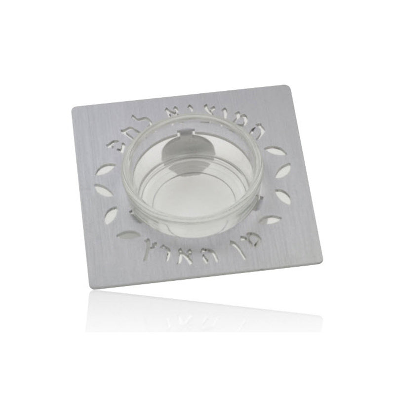 Square Salt Dish - Silver - Petroff Gallery -  - Adi Sidler - Square Salt Water Dish Silver