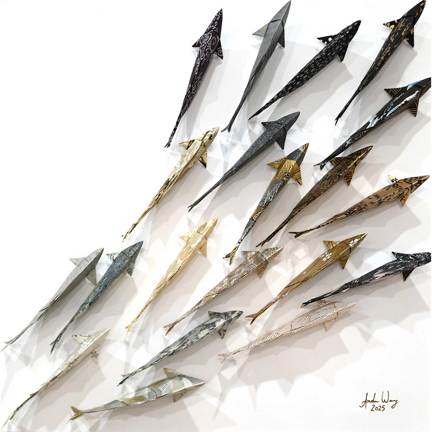 Staging 16" x 16" - Petroff Gallery - Mixed Media