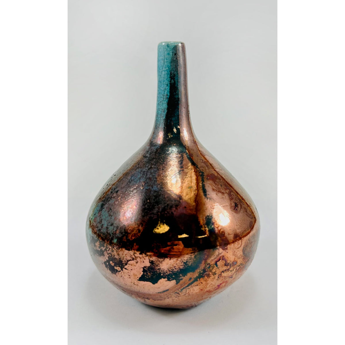 Starry Night Raku Spout - Petroff Gallery -  - Catherine Harasymiw - Starry Night Raku Spout, 5.5" x 3.5" x 3.5"
