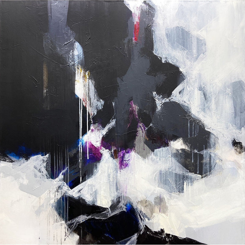 Steel River #7 40" x 40" - Petroff Gallery -  - Cobie Cruz - Steel River #7, 40" x 40"